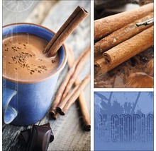 Glasbild Hot Chocolate 20x20 cm GLA467