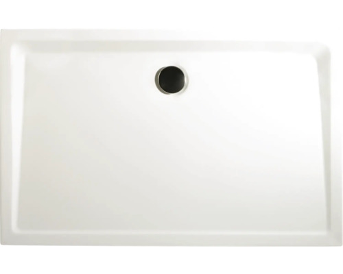 Receveur de douche Breuer Classic Line rectangulaire 80 x 100 x 3,5 cm blanc 1925011000021