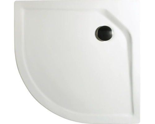 Receveur de douche Breuer Classic Line rond 90 x 90 x 3,5 cm rayon 55 cm blanc 1926011000017