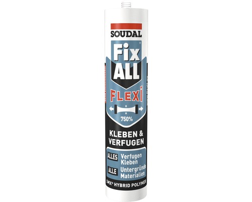 Colle de montage Soudal Fix ALL Flexi gris 470 g