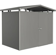 Gartenschrank aus Metall mit Tür und Dach