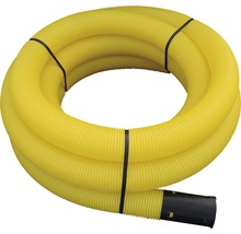 Tube de drainage jaune fendu LN 100 de 10 m de long-thumb-0