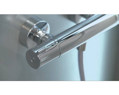 Mitigeur de douche apparent en métal