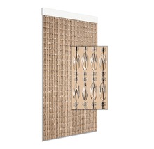 Türvorhang Chios transparent-schwarz 90x210 cm