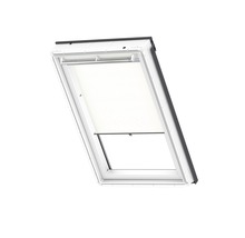 VELUX Sichtschutzrollo weiß mit Haltekrallen RHL PK00 1028