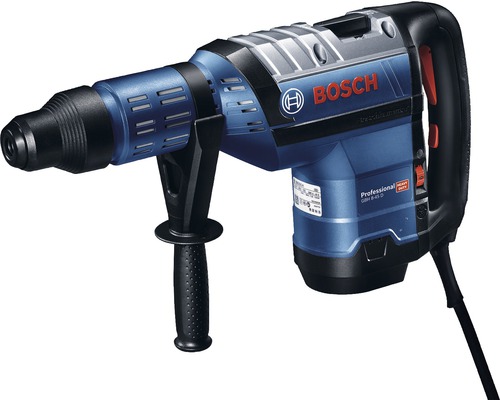 Marteau perforateur avec SDS-Max Bosch Professional GBH 8-45 D avec boîte à outils, burin pointu et poignée supplémentaire Marteau perforateur avec SDS-Max Bosch Professional GBH 8-45 D avec boîte à outils, burin pointu et poignée supplémentaire
