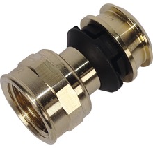 Messingfitting mit Dichtung für Sanitärinstallationen