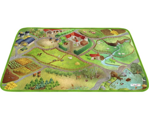 Spielteppich Soft Bauernhof 130x180 cm-0