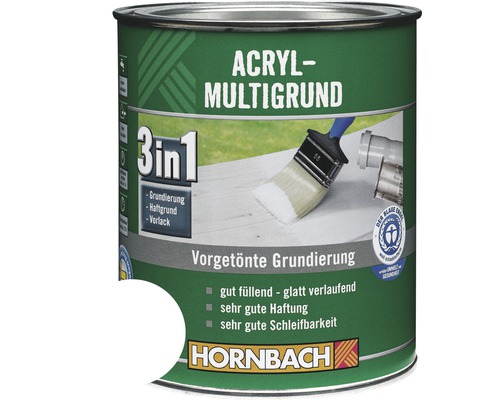 Enduit acrylique multi-supports HORNBACH blanc 2 l-0