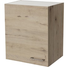 Küchenhängeschrank mit Holzoptik und Griff