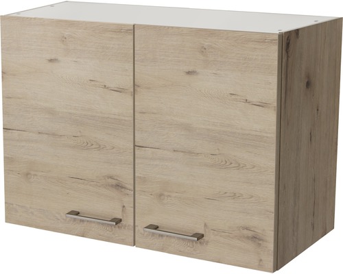 Flex Well Hängeschrank Riva BxTxH 80x32x55 cm san remo eiche hell matt zerlegt Anschlag links rechts