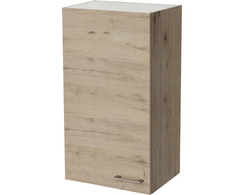 Flex Well Hängeschrank Riva BxTxH 50 x 32 x 89 cm san remo eiche hell matt zerlegt Anschlag reversibel 00010357