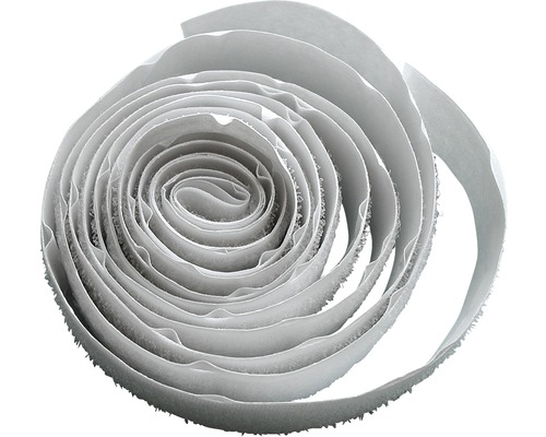 Klettband weiß selbstklebend 1 m