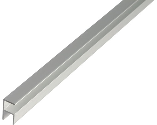 Profilé d'angle alu argent anodisé 8,9x20x1,5 mm, 2 m Profilé en U en aluminium pour diverses applications