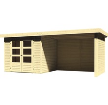 Abri de jardin en bois avec double porte