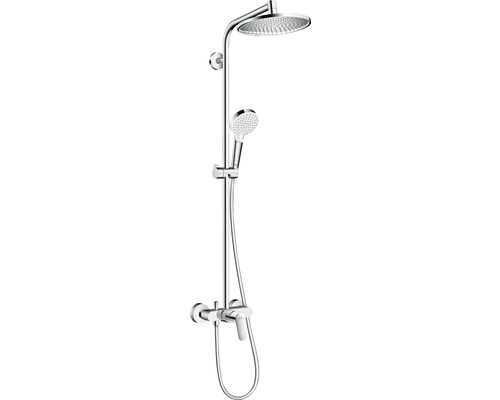 Colonne de douche hansgrohe Crometta S Showerpipe 240 1jet chrome brillant 27269000