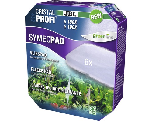 Matériau filtrant JBL SymecPad II CristalProfi e15/1901-2 JBL Cristal Profi Symecpad ouate de filtration, paquet