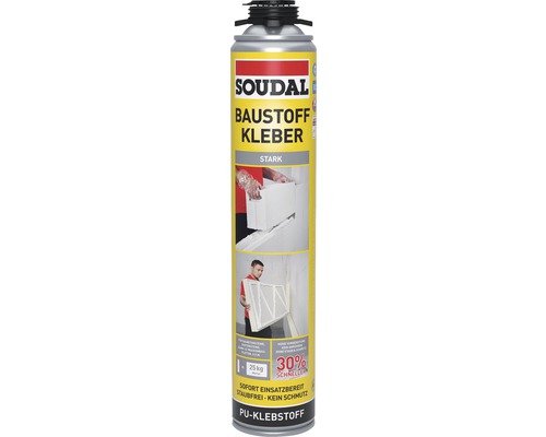 Colle pour matériaux de construction Soudal B2 pour pistolet blanc 750 ml-0