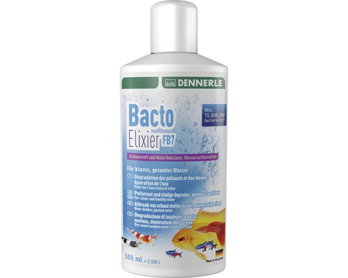 Filterbakterien DENNERLE Bacto Elixier FB7 500 ml Dennerle Bacto Elixier FB7 Wasseraufbereiter für klares und gesundes Wasser