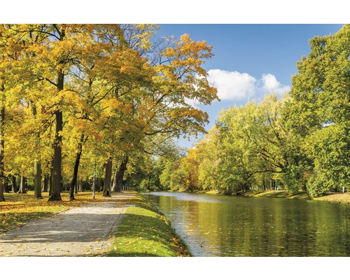 Papier peint panoramique intissé 18344 River in Autumn Park 7 pces 350 x 260 cm