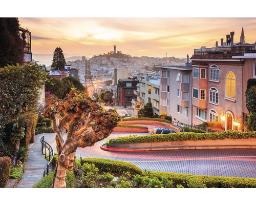 Papier peint panoramique intissé 18367 Lombard Street in San Francisco 7 pces 350 x 260 cm