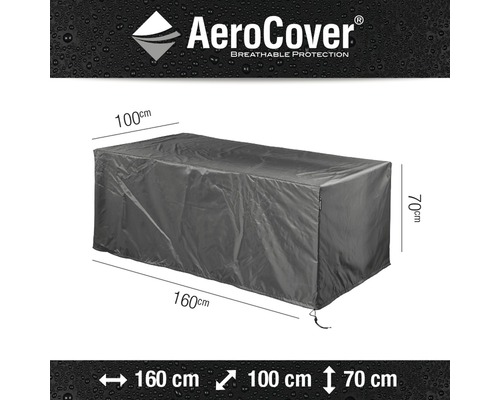 Schutzhülle für Gartentisch, 160 x 100 x 70 cm