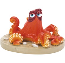 Décoration de poulpe rouge pour aquarium sur sable