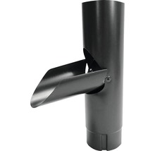 Récupérateur d'eau de pluie PRECIT gris anthracite RAL 7016 DN 87 mm-thumb-0