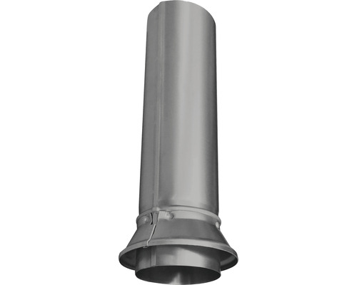 PRECIT Kanalisationsanschluss für Fallrohr Stahl rund Anthrazitgrau RAL 7016 NW 87 mm 400 mm