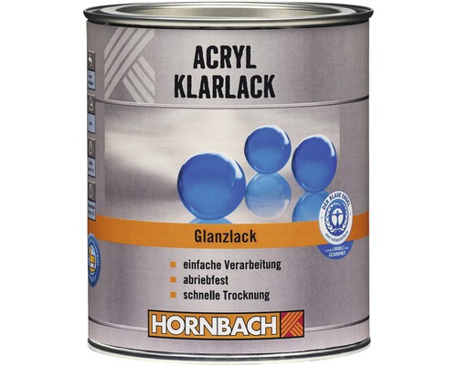 Vernis acrylique HORNBACH brillant 750 ml