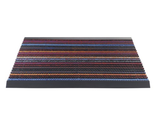 Fussmatte mit horizontalen Streifen