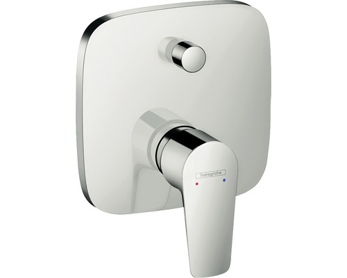 Mitigeur de baignoire encastré hansgrohe TALIS E chrome sans corps de base encastré avec combinaison de sécurité intégrée 71474000