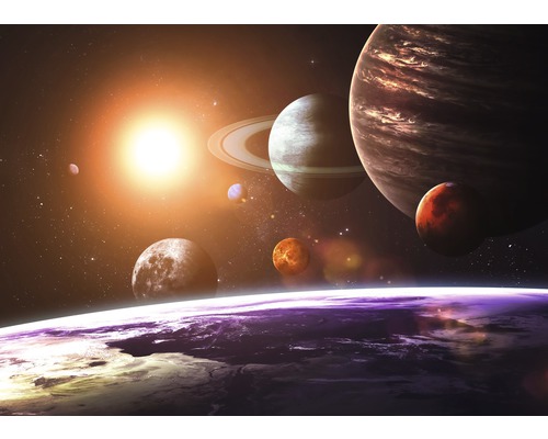 Papier peint panoramique intissé 18396 Solar System 7 pces 350 x 260 cm
