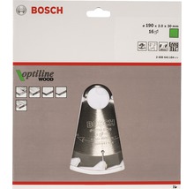 Kreissägeblatt Optiline Wood Bosch 190x30mm 16Z