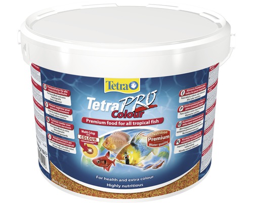 Tetra Pro Colour Premiumfutter für alle tropischen Fische im Eimer