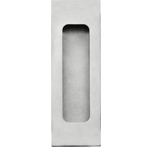 Poignée encastrée Intersteel rectangulaire acier inoxydable/brossé Lxlxh 120x40/14 mm