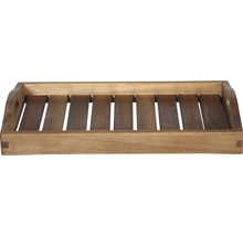 Plateau en bois avec poignées