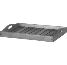 Plateau en bois avec poignées