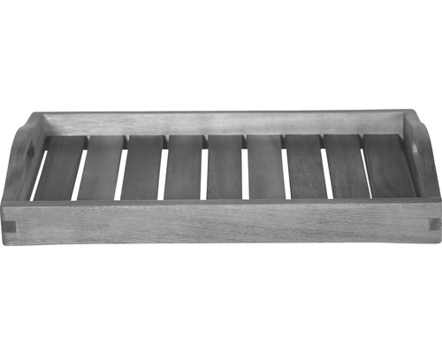 Plateau en bois avec poignées