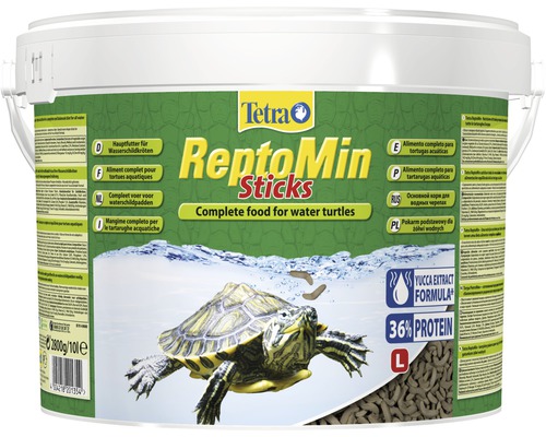 Nourriture premium Tetra ReptoMin Sticks pour tortues d’eau 10 l