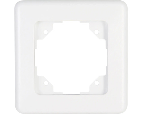 Plaque d'interrupteur simple Kopp 303113067 Europa blanc arctique