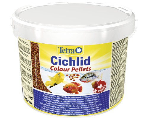Tetra Cichlid Colour Pellets im Eimer für Zierfische