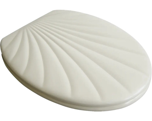 Abattant de WC avec motif coquillage