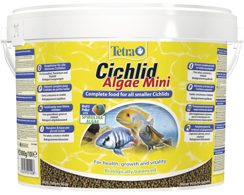 Nourriture pellets Tetra Cichlid Algae Mini 10 l