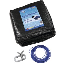 Bâche de protection pour piscine avec tendeur et câble de tension