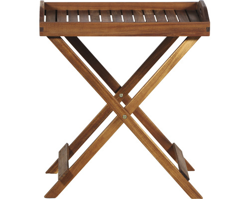 Table d''appoint en bois avec fonction pliante