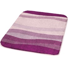 Badezimmerteppich mit Streifenmuster