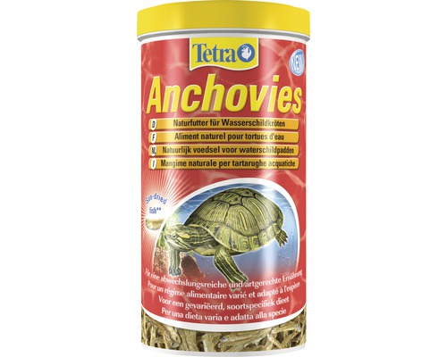 Nourriture naturelle Tetra Anchovies pour tortues d’eau 1 l