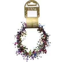 Guirlande pour sapin de Noël avec étoiles, longueur 2,70 mètres