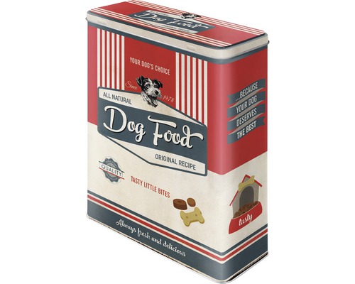 Boîte à provisions XL biscuits pour chiens Dog Biscuits 4 l 8x19x26 cm